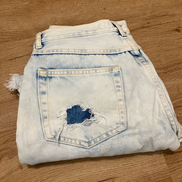 Light Blue Distressed Jeans - Picture 1 of 11